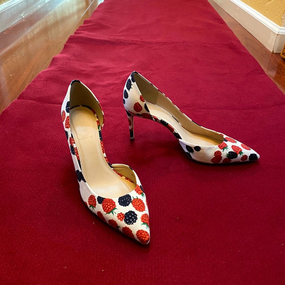 J Crew Berries Pumps